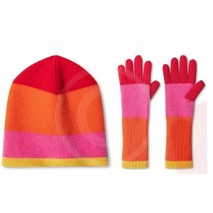Isaac Mizrahi for Target Colorblock Hat and Gloves